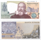 Банкнота Банка Италии с изображением Г. Галилея