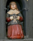 Скульптура на монументе в соборе св. Патрика в Дублине, считающаяся портретом молодого Р. Бойля
