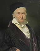 ГАУСС Карл Фридрих (Carl Friedrich Gauß)/ Портрет работы Christian Albrecht Jensen, 1840