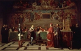 ГАЛИЛЕЙ перед судом инквизиции. Работа Р. Робер-Флёри (1636), Лувр, Париж