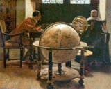 Галилей и Вивиани. Работа Т. Лесси (1892). Музей истории науки. Флоренция