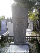 Могила Э.И. Адировича на Кладбище №1 (Боткинском) в Ташкенте