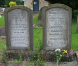 Надгробие В. Тальбота в Lacock village churchyard in Wiltshire Unitary Authority Wiltshire, England