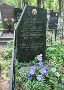 Могила М.Д. Галанина на Николо-Архангельском кладбище