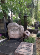Могила Ю.Б. Харитона на Новодевичьем кладбище. Фото В.Е. Фрадкина