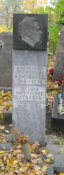 Надгробный памятник на Донском кладбище