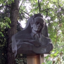 Могила Ланждау на Новодевичьем кладбище/ Фото В.Е. Фрадкина, 2017
