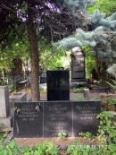 Могила А.Б. Мигдала на Новодевичьем кладбище в Москве. Фото В.Е. Фрадкина, 2017