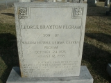 Могила Дж. Пеграма на Trinity Cemetery  Trinity Randolph County North Carolina, USA Plot: row 1. Left side. Plot 2. Источник: https://findagrave.com/cgi-bin/fg.cgi?page=pv&amp;GRid=47720536&amp;PIpi=26170576