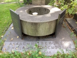 Могила В.И. Векслера на Новодевичьем кладбище. Фото В.Е. Фрадкина. Здесь же похоронены М.В. Векслер, Г.А. Зейтленок, Е.Н. Будде.