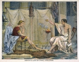 Аристотель и его ученик Александр (Македонский)