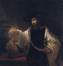 Аристотель с бюстом Гомера Картина Рембрандта