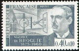 Марка с изображением М. де Бройля